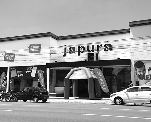 A loja Japurá ao longo dos anos
